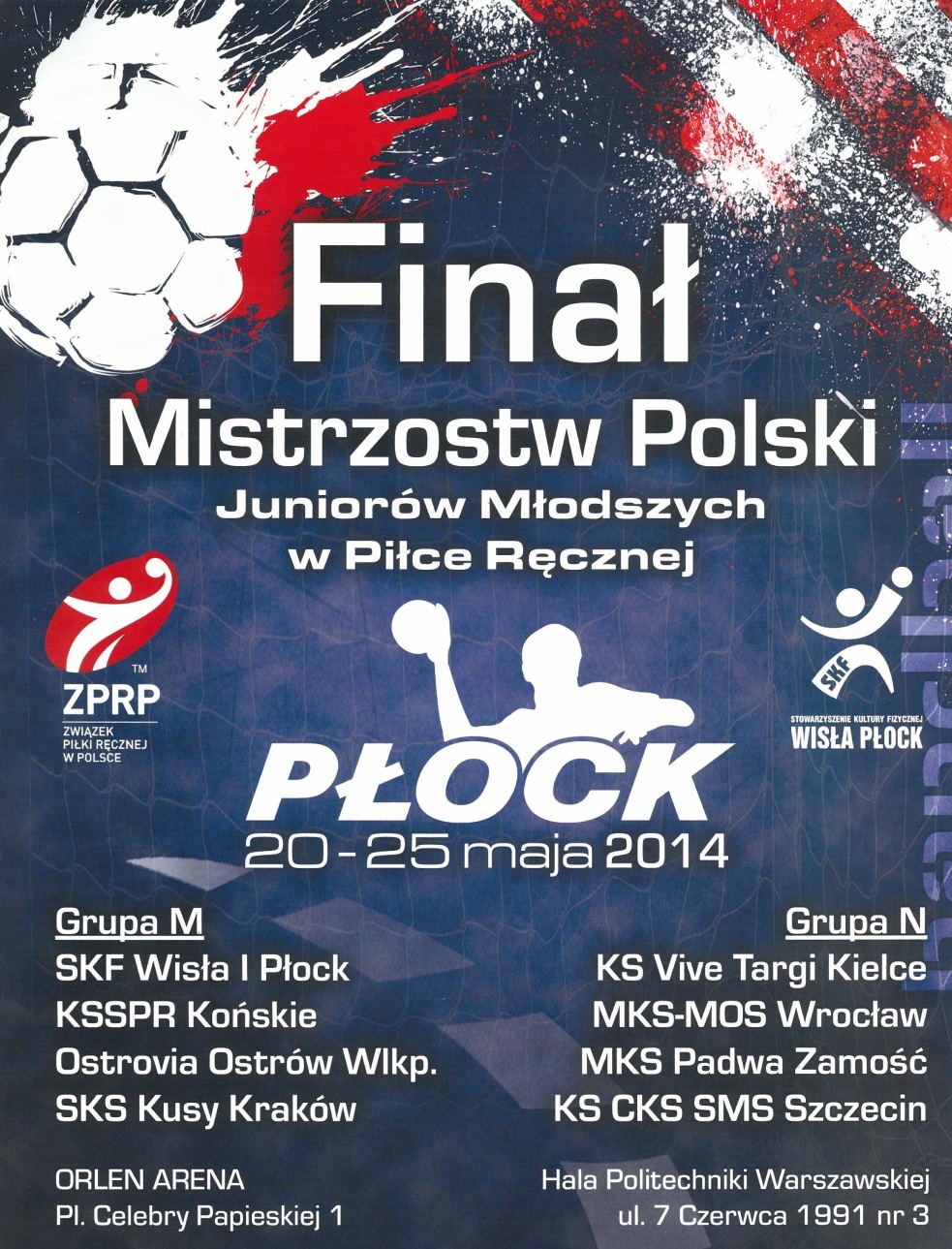 Plakat Mistrzostwa Polski Juniorów Młodszych